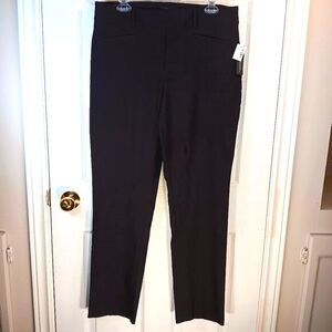 NWT Reitmans Black Dress Pants Trousers Straight Leg Women's Plus Size 16